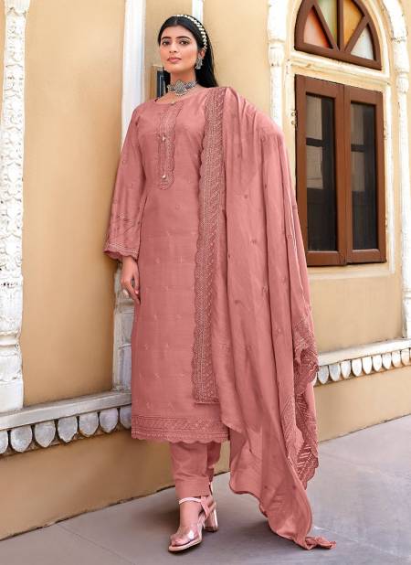 Pink Colour BELA SHAMA Heavy Festive Wear Designer Viscose Muslin Salwar Suit Collection 3173